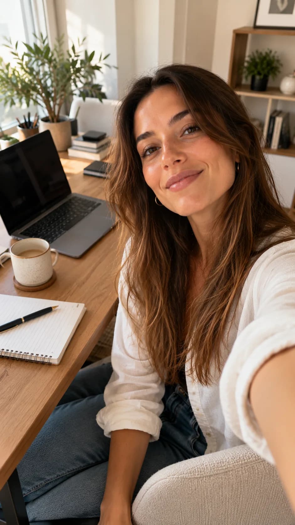 Story de uma criadora de conteúdo a comunicar com a sua comunidade